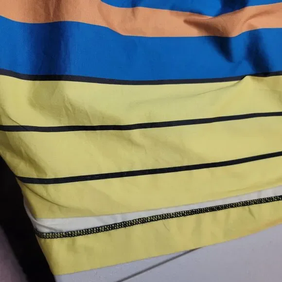 STAUD Skirt Sz 10 Formentera Stripe Sea Midi Cotton Striped Summer - Picture 9 of 17